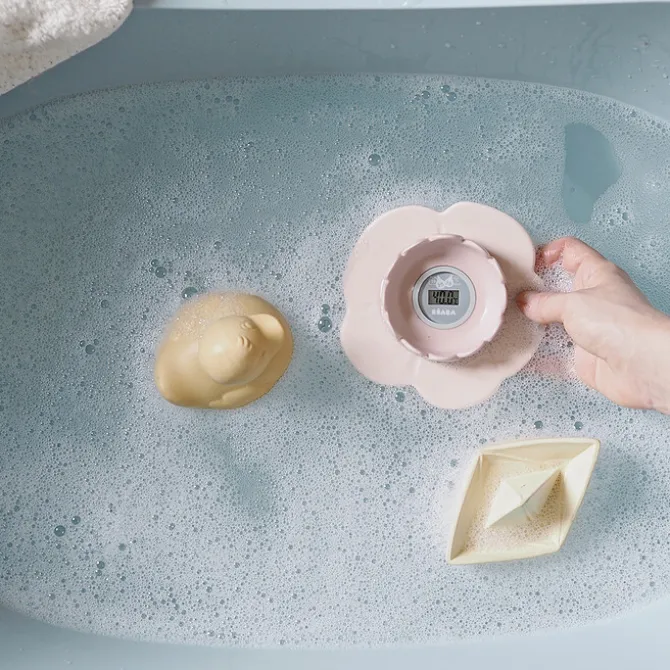 BÉABA Thermomètre de Bain Lotus - Old Pink