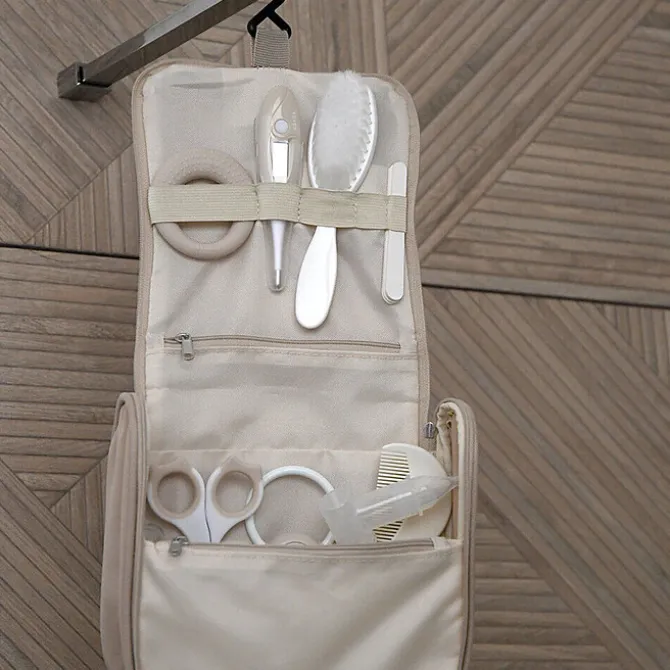 BÉABA Trousse de Toilette Nomade 10 Accessoires - Clay Earth