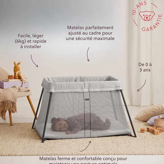 BabyBjörn Lit Parapluie Light - Argent