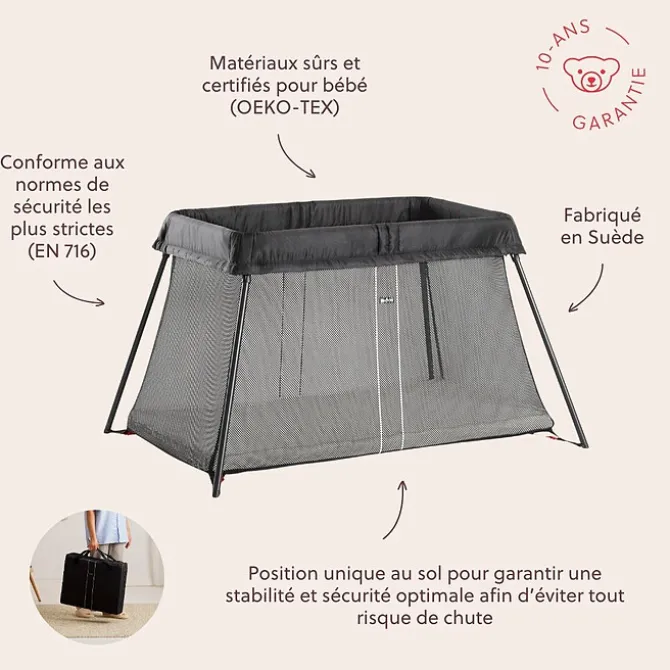 BabyBjörn Lit Parapluie Light - Noir