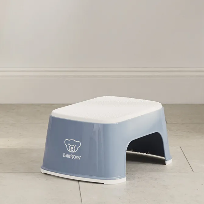 BabyBjörn Marchepied - Bleu Profond et Blanc