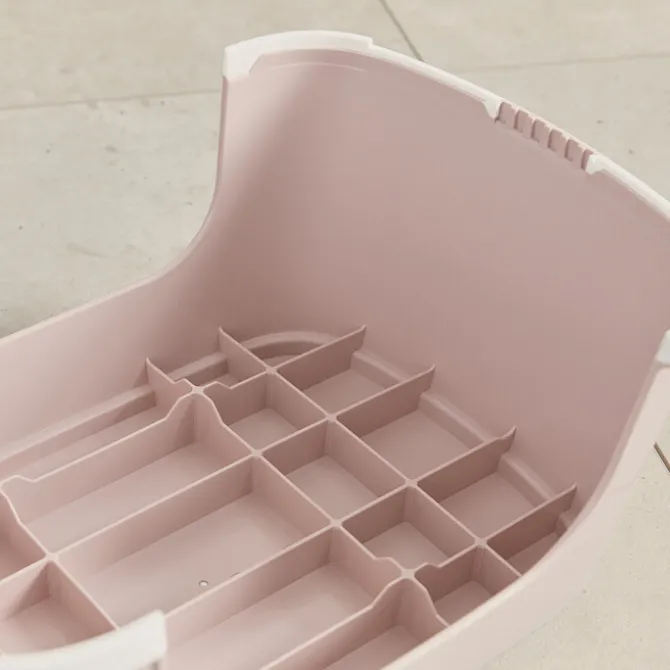 BabyBjörn Marchepied - Rose Pastel et Blanc