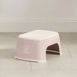 BabyBjörn Marchepied - Rose Pastel et Blanc