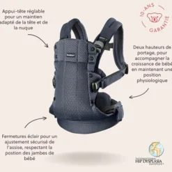 BabyBjörn Porte-bébé Harmony 3D Mesh - Anthracite