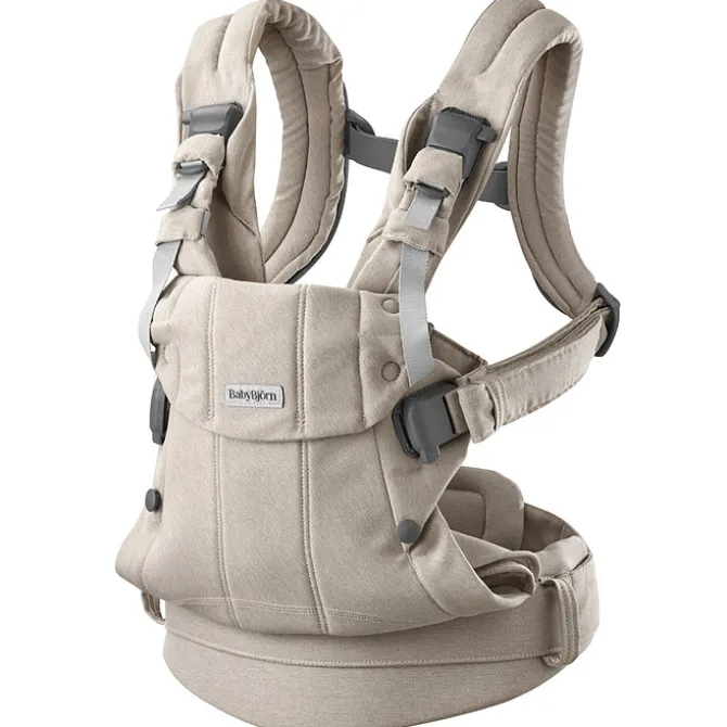 BabyBjörn Porte-bébé Harmony Tissé Chiné - Beige Clair
