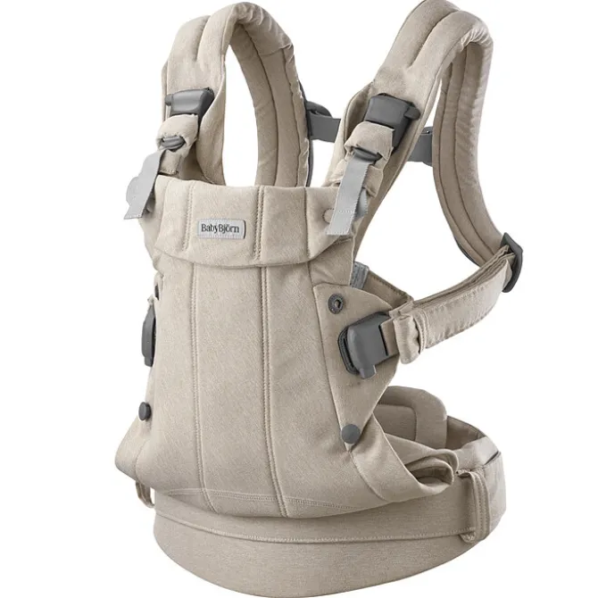 BabyBjörn Porte-bébé Harmony Tissé Chiné - Beige Clair
