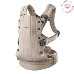BabyBjörn Porte-bébé Harmony Tissé Chiné - Beige Clair