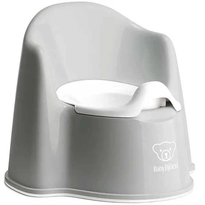 BabyBjörn Pot Fauteuil - Gris et Blanc