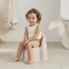 BabyBjörn Pot Fauteuil - Rose Pastel et Blanc
