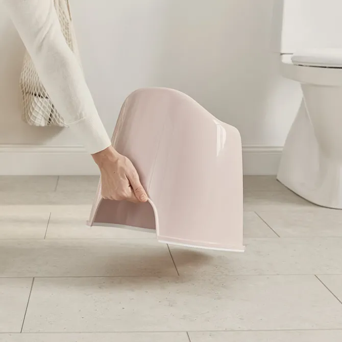 BabyBjörn Pot Fauteuil - Rose Pastel et Blanc