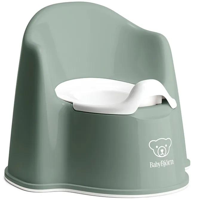 BabyBjörn Pot Fauteuil - Vert Profond et Blanc