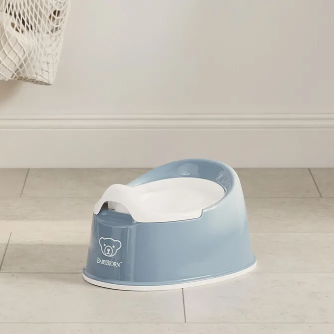 BabyBjörn Pot Smart - Bleu Profond et Blanc