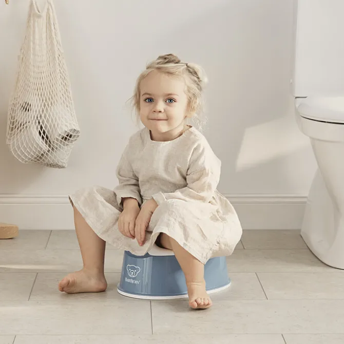 BabyBjörn Pot Smart - Bleu Profond et Blanc