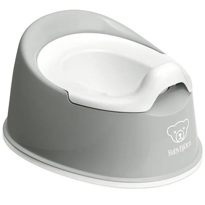 BabyBjörn Pot Smart - Gris et Blanc