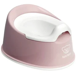 BabyBjörn Pot Smart - Rose Pastel et Blanc