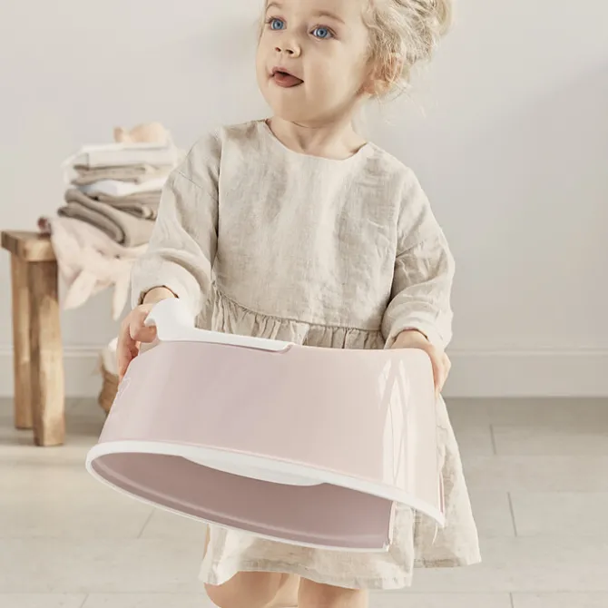 BabyBjörn Pot Smart - Rose Pastel et Blanc