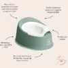 BabyBjörn Pot Smart - Vert Profond et Blanc