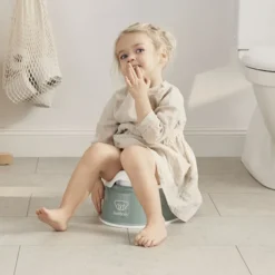 BabyBjörn Pot Smart - Vert Profond et Blanc