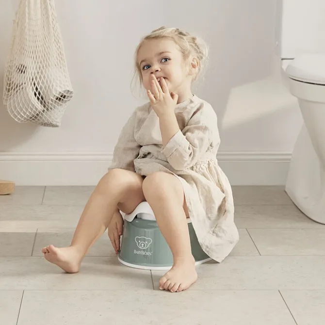 BabyBjörn Pot Smart - Vert Profond et Blanc
