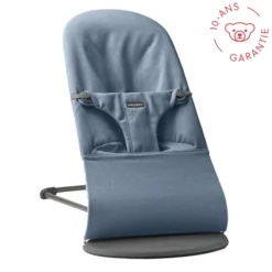 BabyBjörn Transat Bliss Tissé Chiné - Bleu