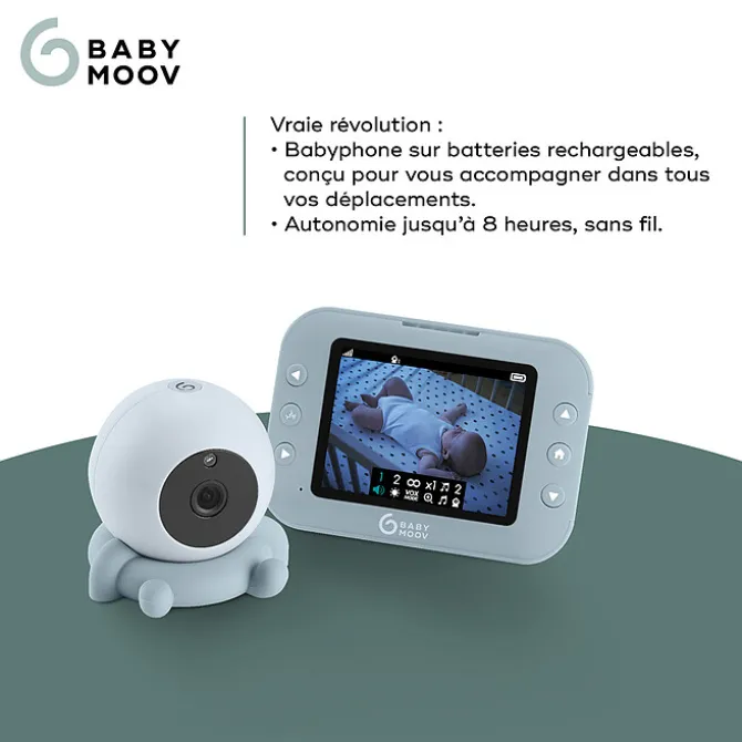 Babymoov Babyphone Vidéo YOO Roll