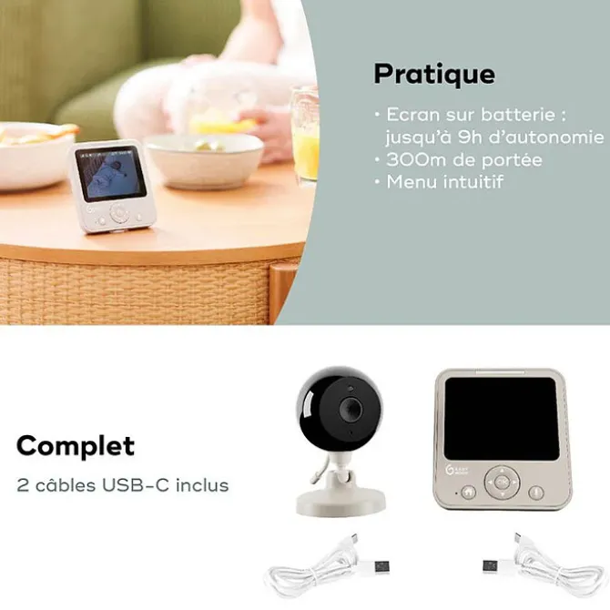 Babymoov Babyphone Vidéo YOO Start