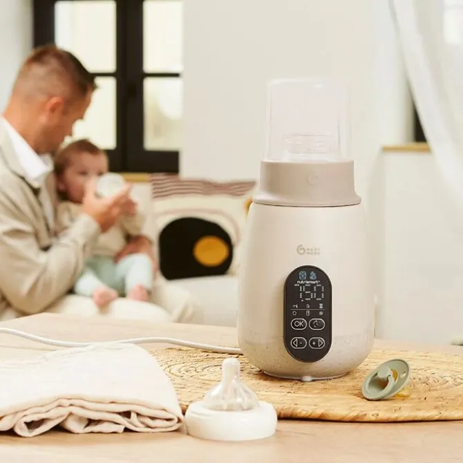Babymoov Chauffe-biberon & Stérilisateur NutriSmart+ - Mineral Beige