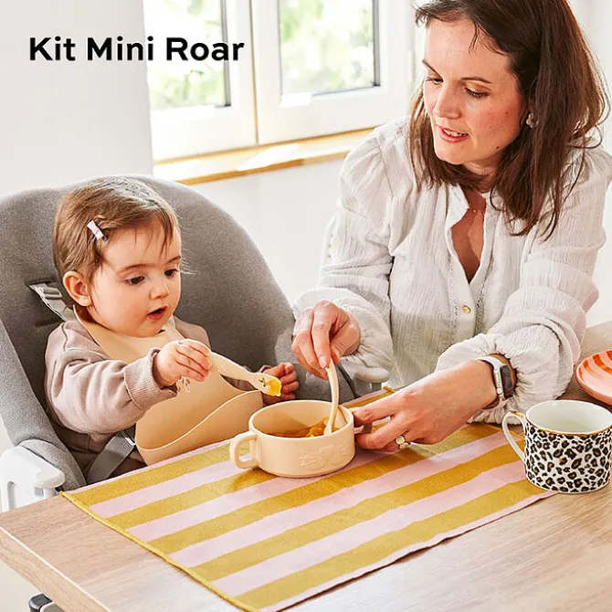 Babymoov Coffret Premiers Repas 4 Pièces - Mini Roar
