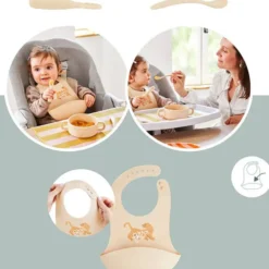 Babymoov Coffret Premiers Repas 4 Pièces - Mini Roar