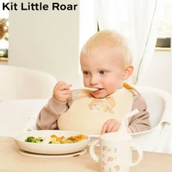 Babymoov Coffret Repas 3 Pièces Comme un Grand - Little Roar