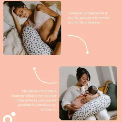 Babymoov Coussin de Maternité Doomoo - Buddy Léopard Crème