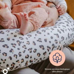 Babymoov Coussin de Maternité Doomoo - Buddy Léopard Crème