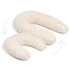 Babymoov Coussin de Maternité 2-en-1 Twisty - Petals Latte