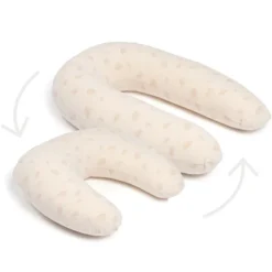 Babymoov Coussin de Maternité 2-en-1 Twisty - Petals Latte