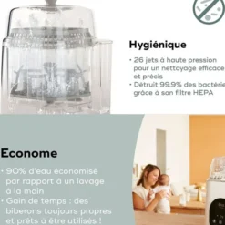 Babymoov Lave Biberon et Stérilisateur NutriWash