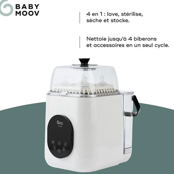 Babymoov Lave Biberon et Stérilisateur NutriWash