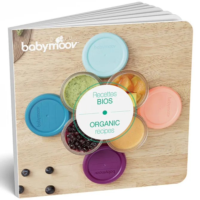 Babymoov Lot de 8 Babybols en Verre 100 et 200 ml et Livre de Recettes