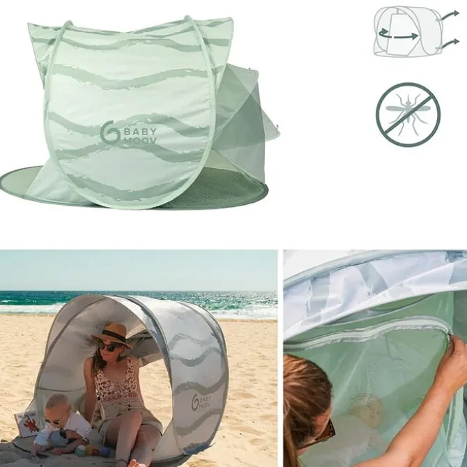 Babymoov Tente Anti-UV Rafraichissante Moov & Protect - Green Lagoon