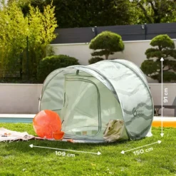 Babymoov Tente Anti-UV Rafraichissante Moov & Protect - Green Lagoon