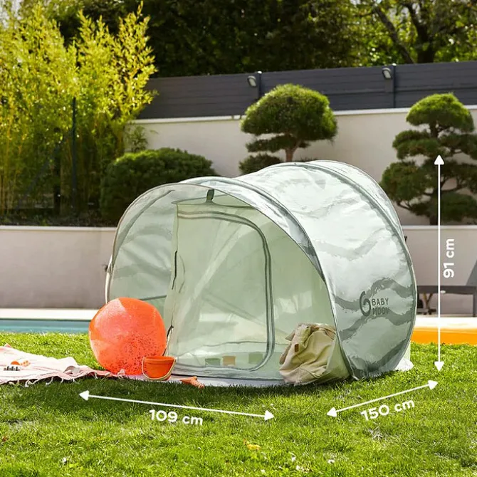 Babymoov Tente Anti-UV Rafraichissante Moov & Protect - Green Lagoon