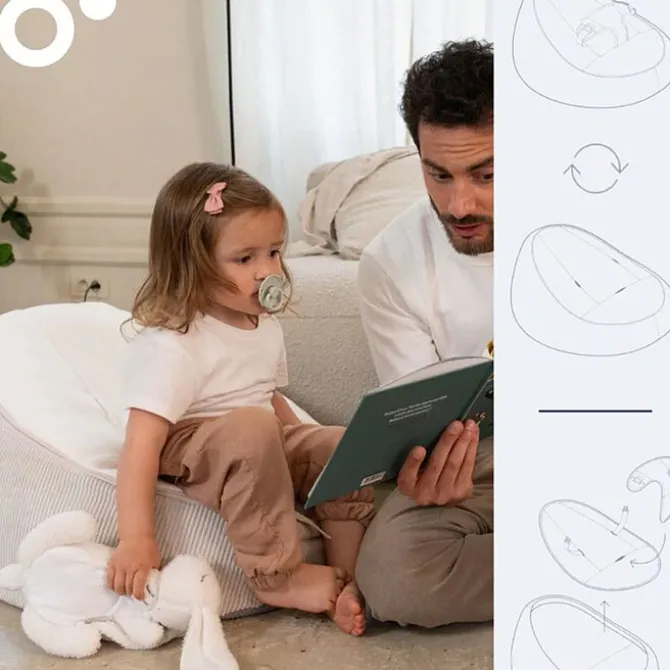 Babymoov Transat Pouf Evolutif Seat'n Grow Doomoo - Sand