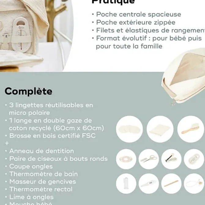Babymoov Trousse de Toilette x Babyatoutprix - Curl White