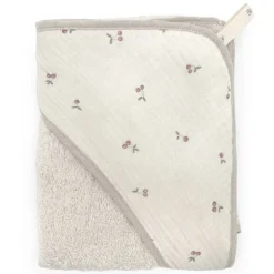 Babyshower Cape de Bain - Cherries