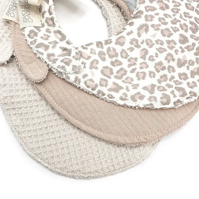 Babyshower Lot de 3 Bavoirs - Soft Print