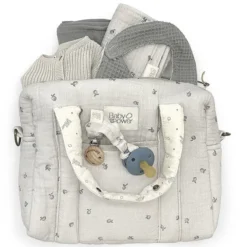 Babyshower Mini Sac à Langer Camila - Blue Apricot