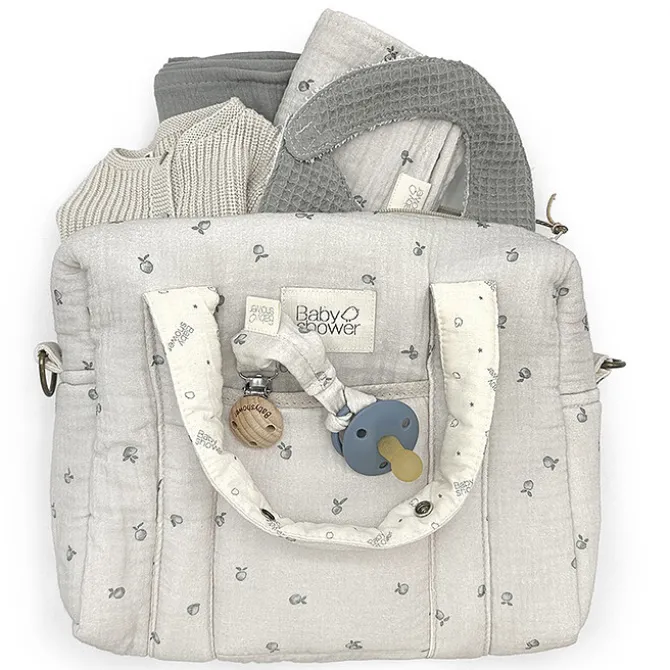 Babyshower Mini Sac à Langer Camila - Blue Apricot