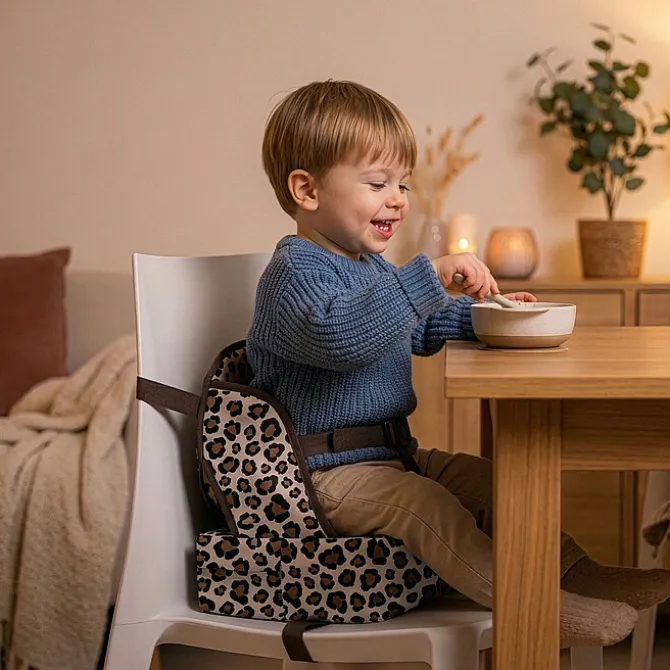BabyToLove Rehausseur Easy Up pour Chaise - Léopard