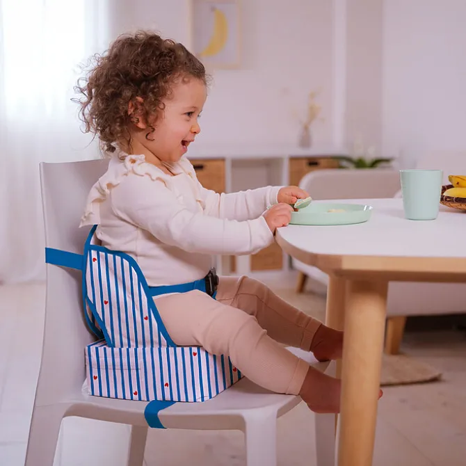BabyToLove Rehausseur Easy Up pour Chaise - Navy Love