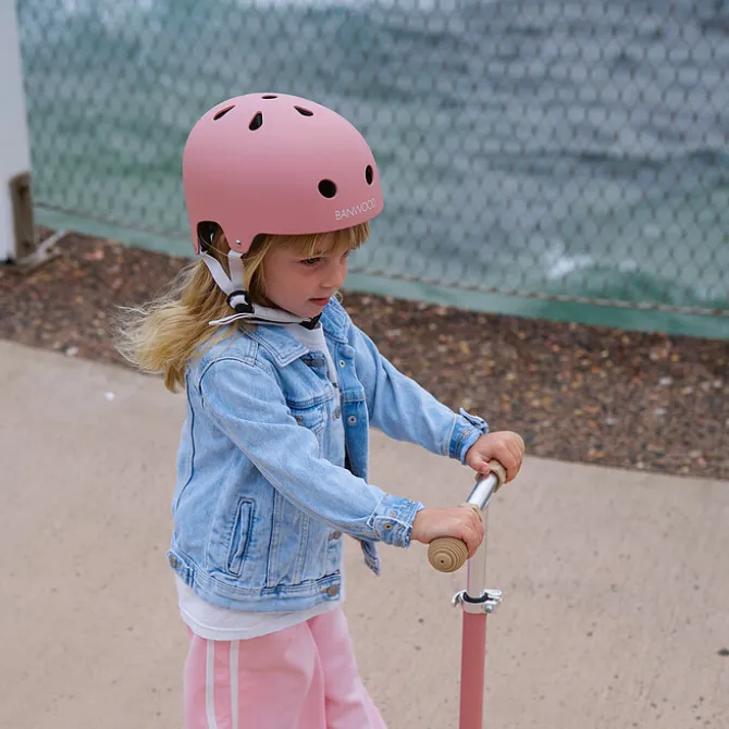 Banwood Casque Eco-conçu Raspberry - Taille 50-54 cm