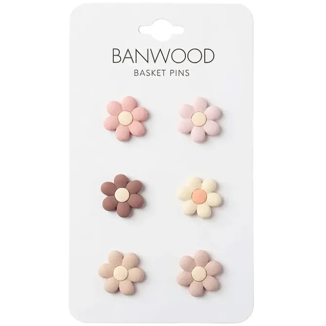 Banwood Charms Pins Pour Panier Banwood - Fleurs